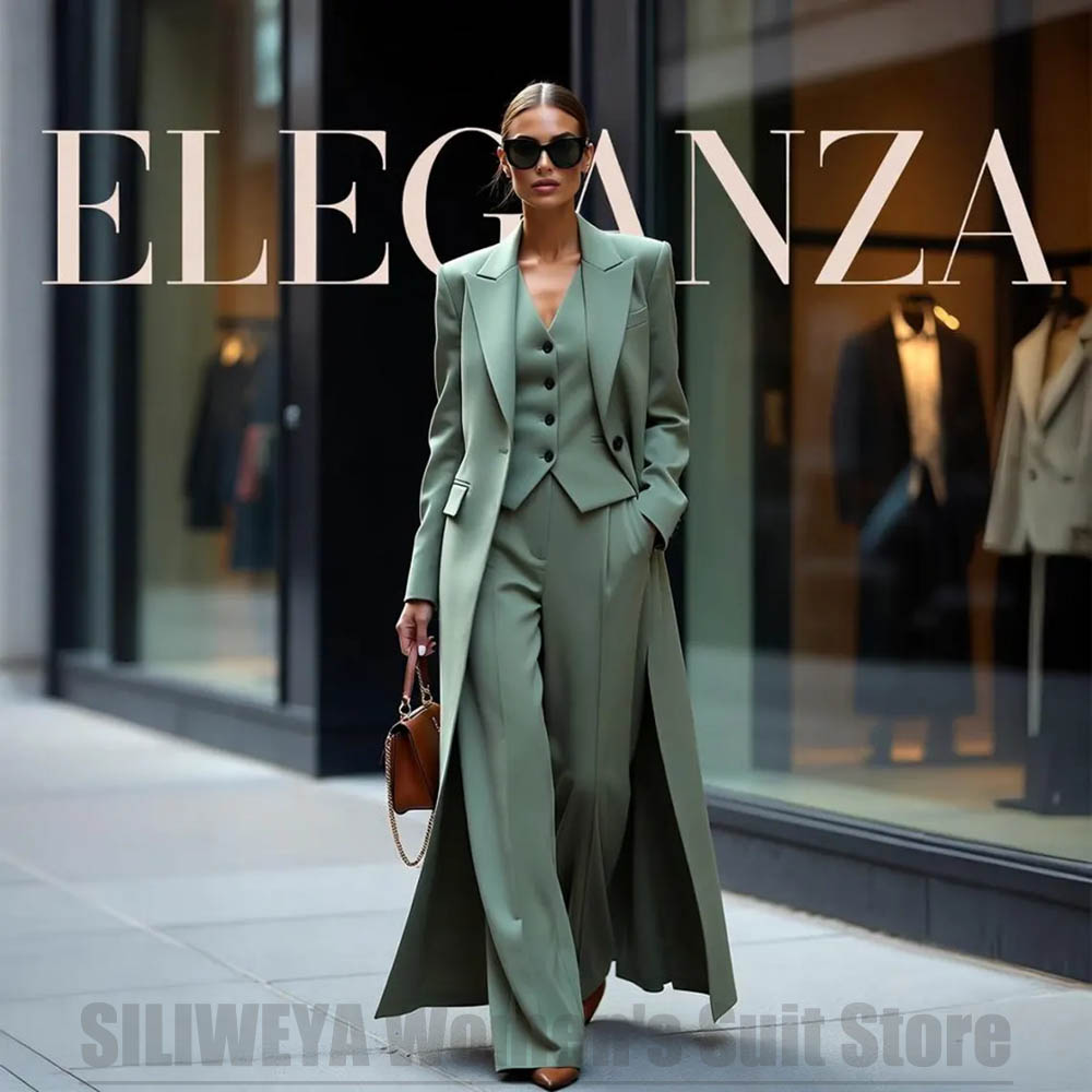 Women Formal Wear Shirts - Setelan Jas Wanita Chic Tiga Potong