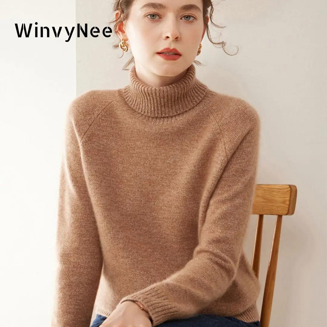 Cashmere Sweater Formal - WinvyNee Sweter Kasmir Wanita Lengan Panjang
