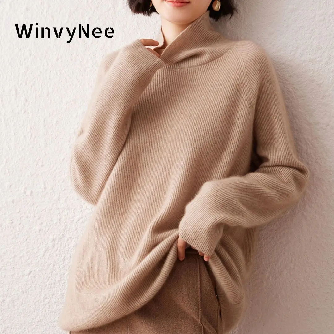 Cashmere Sweater Formal - WinvyNee Sweter Kasmir Wanita Lengan Panjang