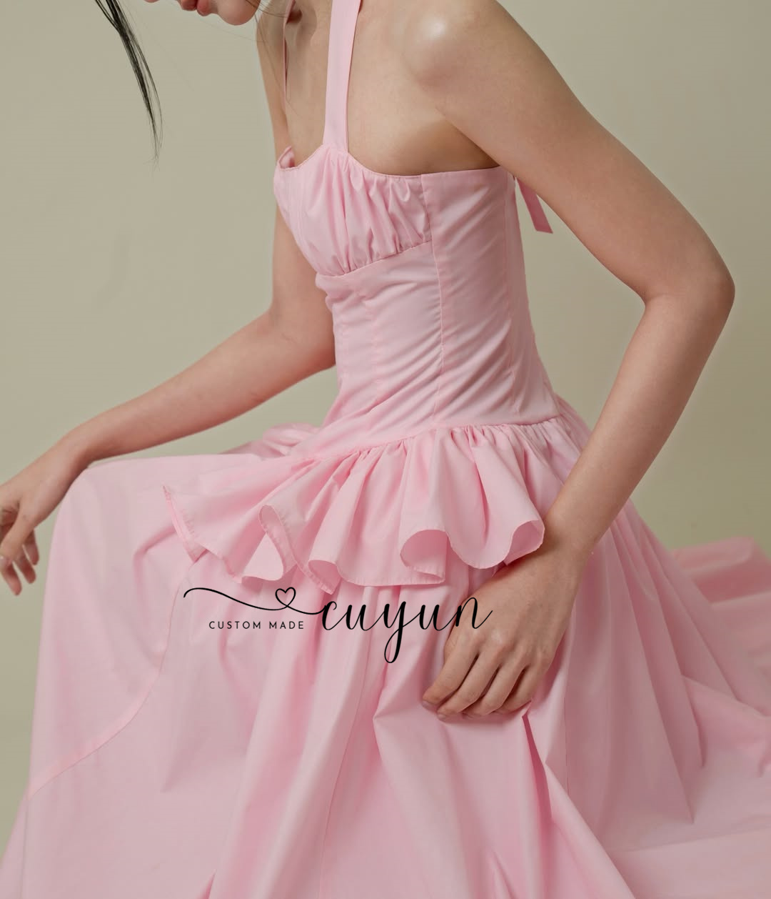 Gaun Musim Panas Wanita CUYUN  - Women'S Semi Formal Evening Wear ulasan dan harga