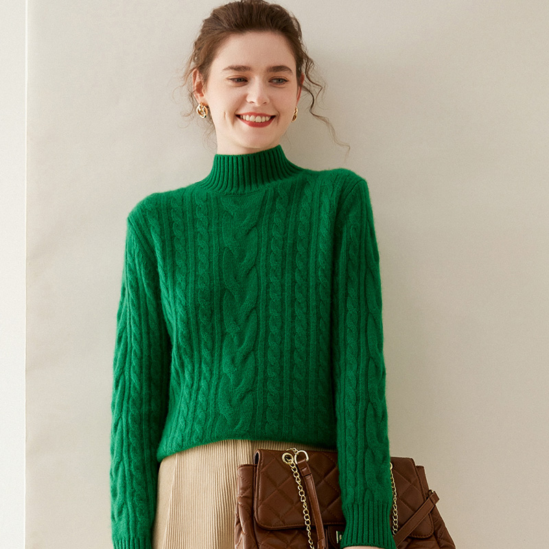 WinvyNee Pakaian Wanita Sweter - Cashmere Sweater Formal ulasan dan harga