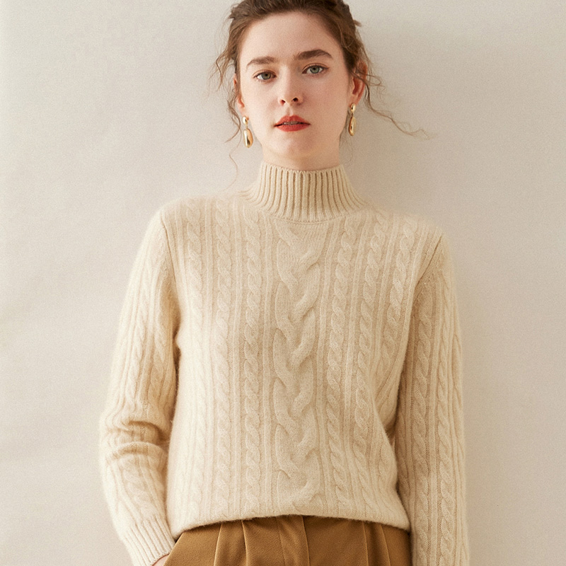 WinvyNee Pakaian Wanita Sweter - Cashmere Sweater Formal ulasan dan harga