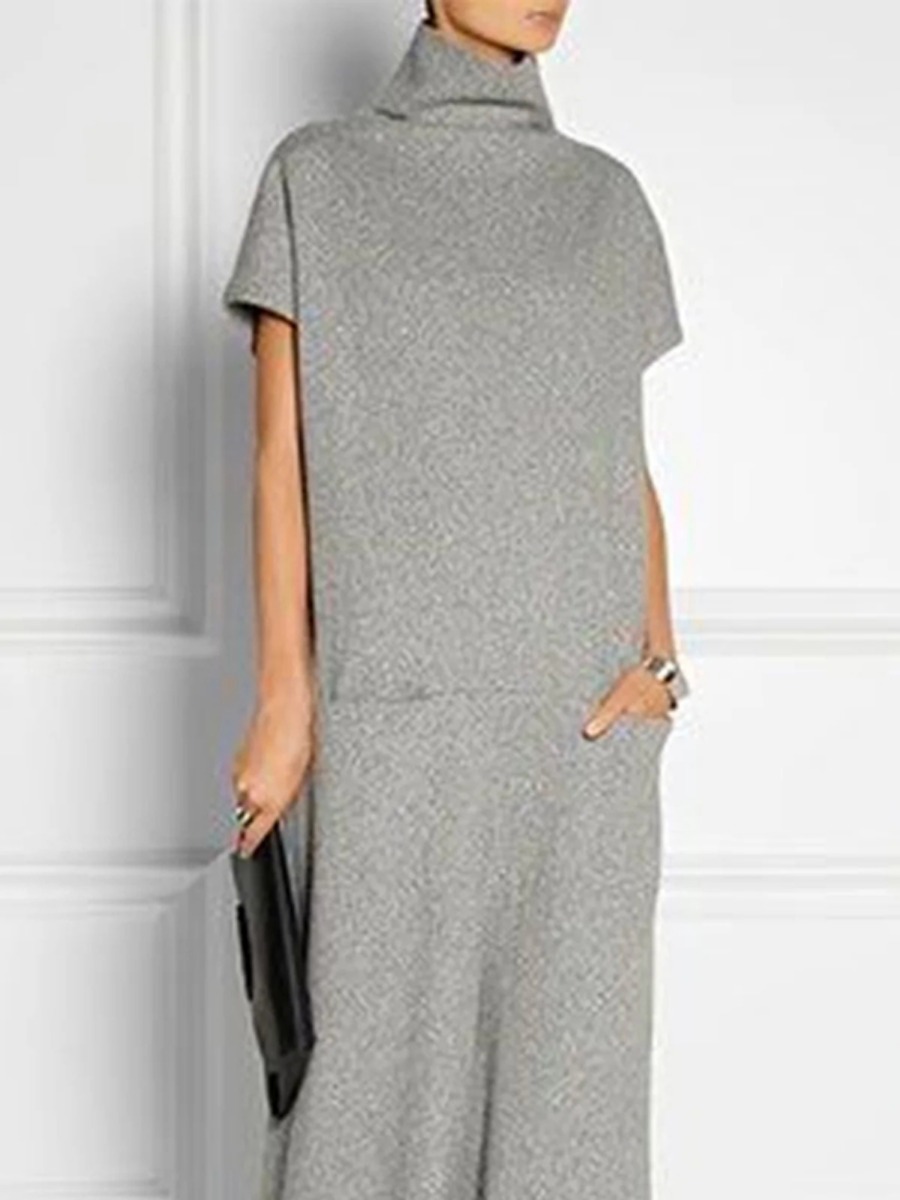 Freeacy gaun Maxi longgar untu - Women Formal Wear Zara ulasan dan harga