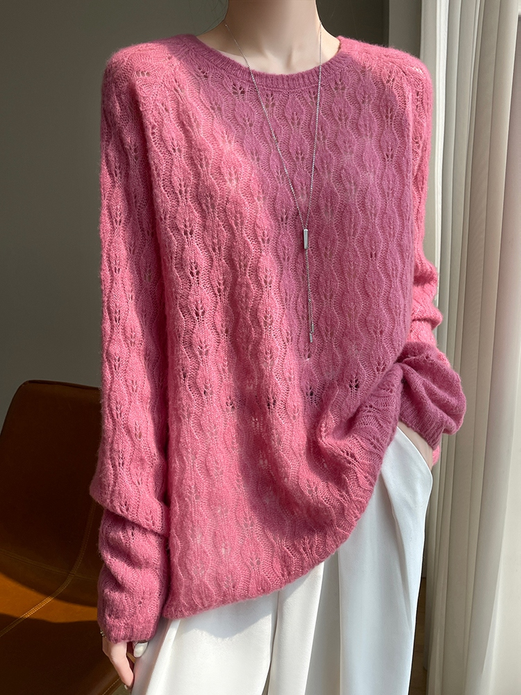 Sweater Kasmir Wanita Kerah Bu - Cashmere Sweater Formal ulasan dan harga