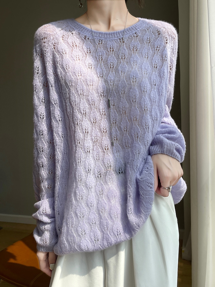 Sweater Kasmir Wanita Kerah Bu - Cashmere Sweater Formal ulasan dan harga