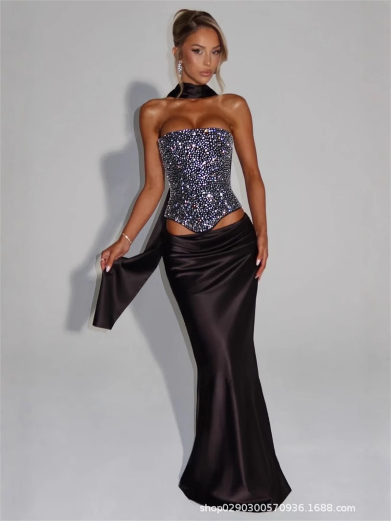 Gaun Prom Wanita Putri Duyung  - Women'S Formal Evening Wear Tops ulasan dan harga