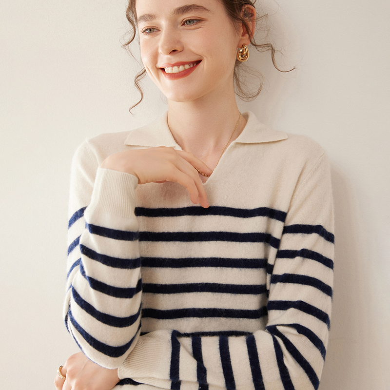 WinvyNee Sweter Bergaris Wol K - Cashmere Sweater Formal ulasan dan harga