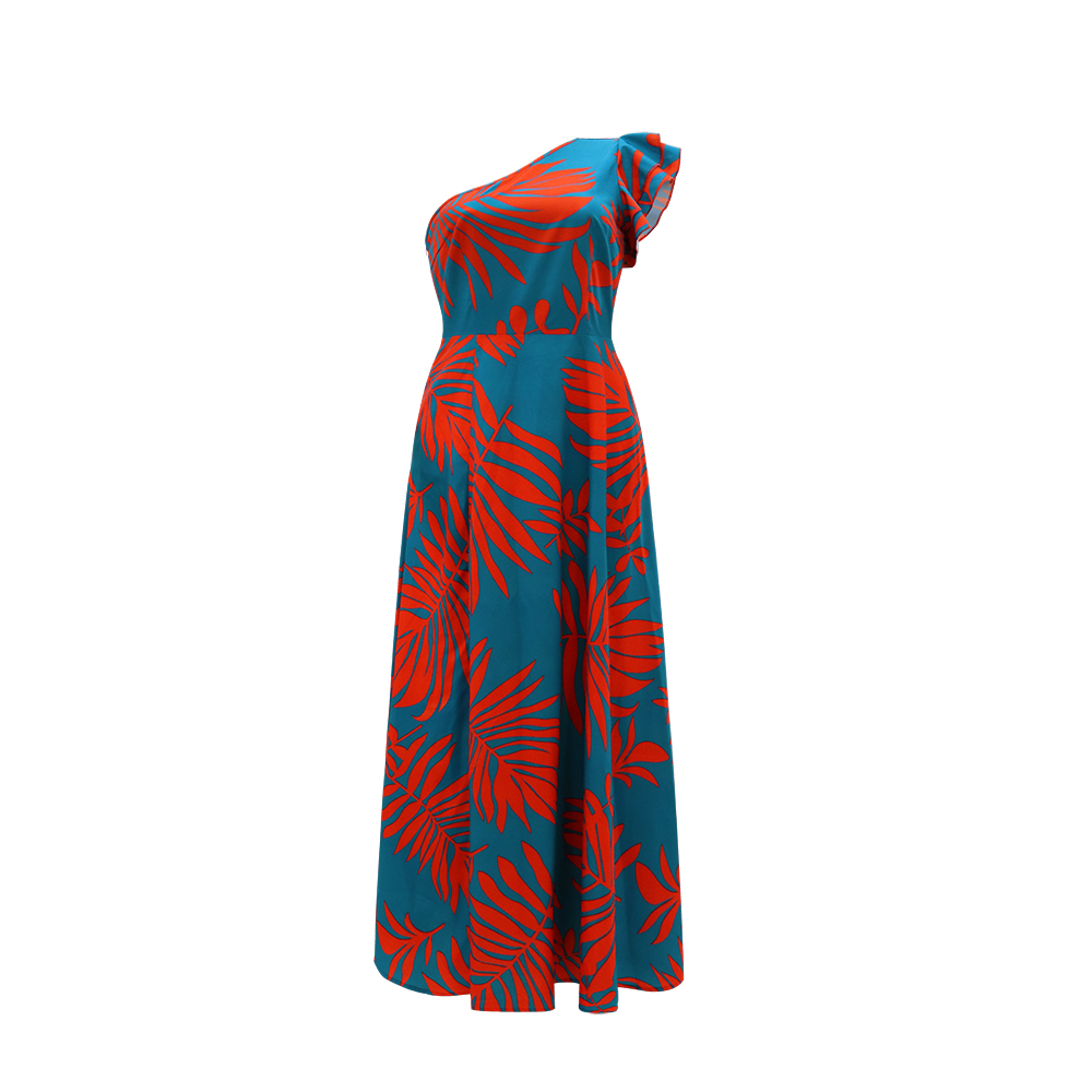 Gaun Maxi cetak tropis satu ba - Women Formal Wear Zara ulasan dan harga