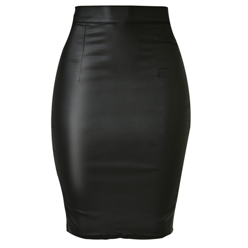 Rok kulit imitasi wanita, rok  - Women Formal Wear With Jeans ulasan dan harga