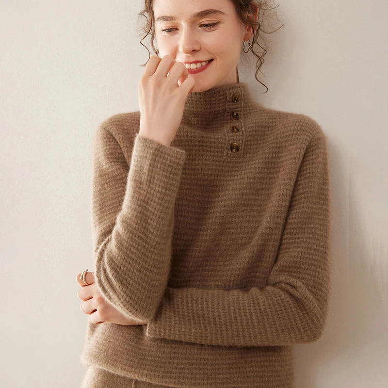 WinvyNee Sweater Wol Kasmir Wa - Cashmere Sweater Formal ulasan dan harga