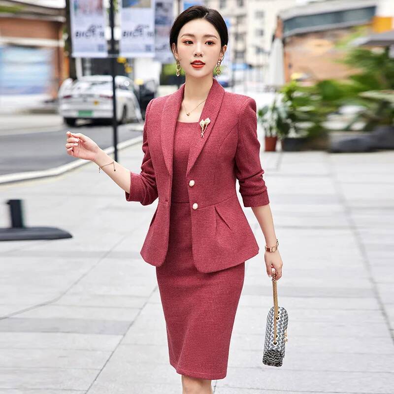 Setelan Bisnis Wanita Profesio - Women Formal Wear Stitching ulasan dan harga