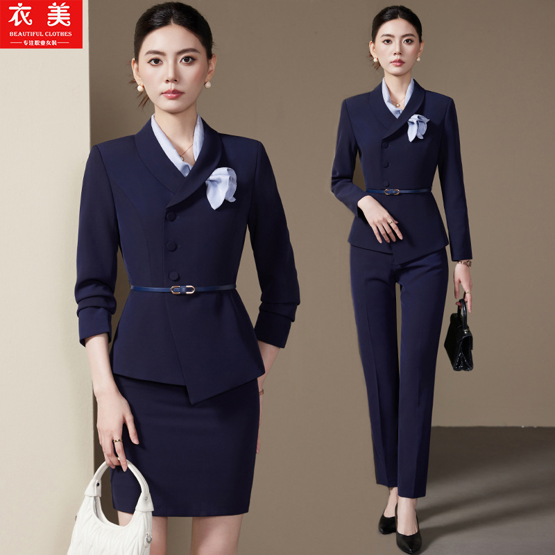 Setelan Jas Wanita Abu-abu 202 - Women Formal Wear Store ulasan dan harga