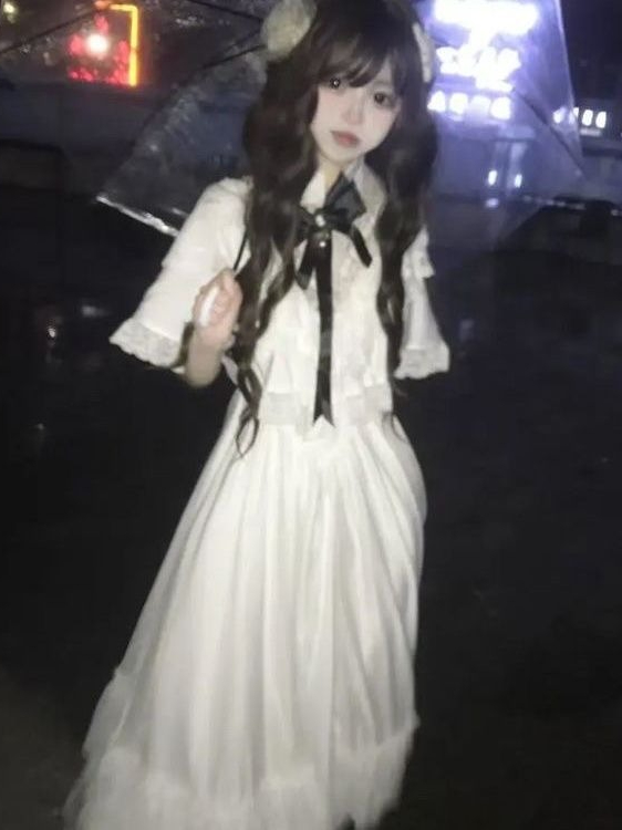 Gaun Maxi Putih Bergaya Jepang - Formal Women'S Wear ulasan dan harga