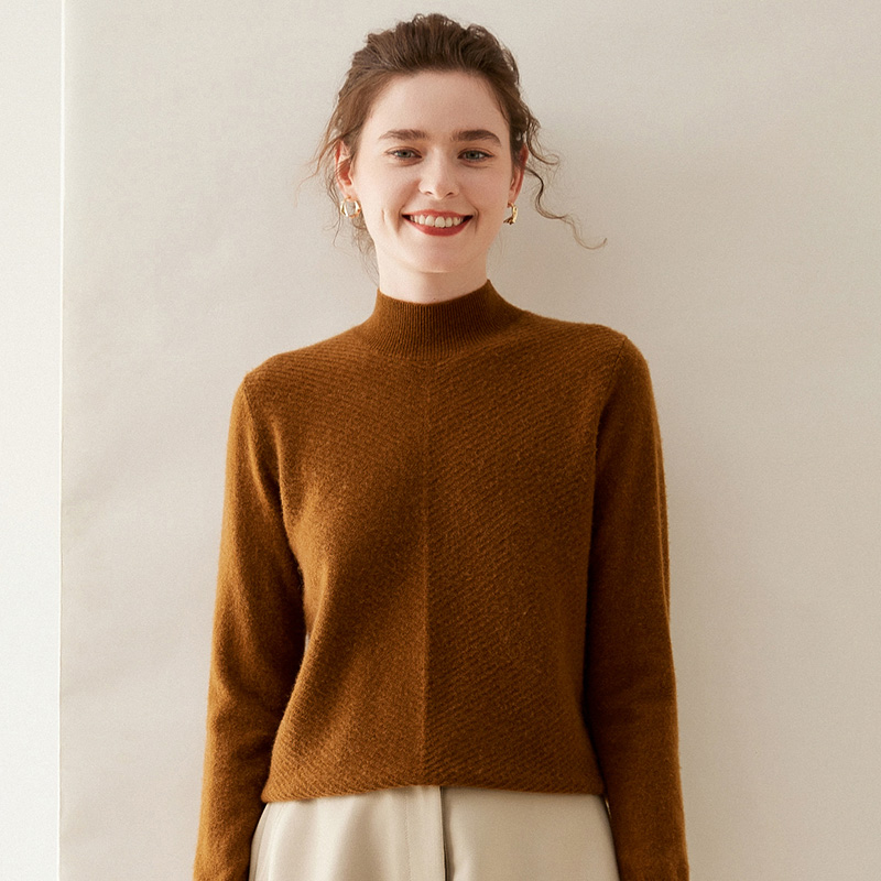 WinvyNee Sweter Wanita Wol Mer - Cashmere Sweater Formal ulasan dan harga