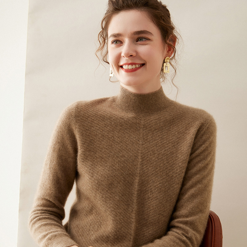 WinvyNee Sweter Wanita Wol Mer - Cashmere Sweater Formal ulasan dan harga