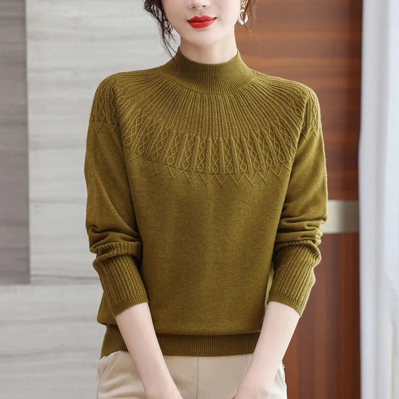 Pakaian Wanita Baru Untuk Musi - Cashmere Sweater Formal ulasan dan harga