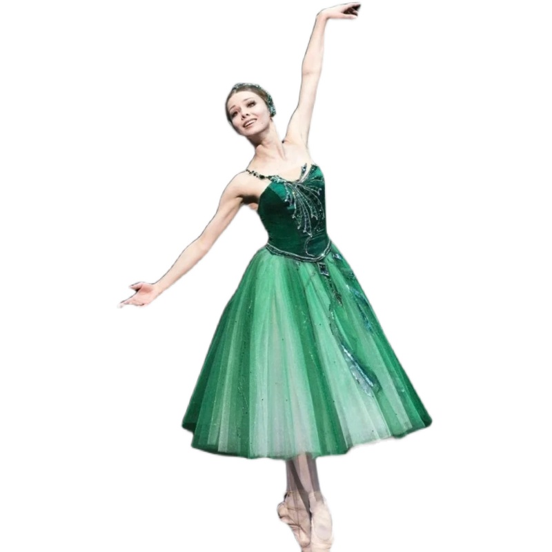 Rok Balet Anak-anak Gaun Pertu - Women'S Green Formal Wear ulasan dan harga