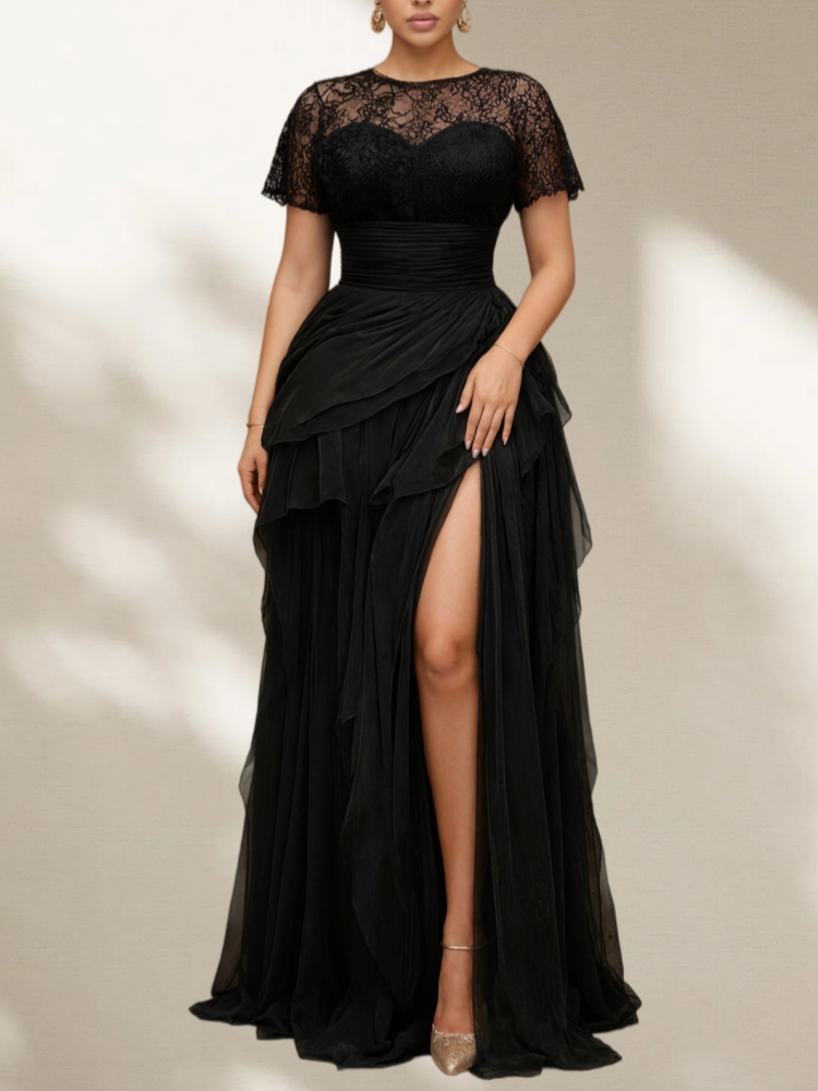 Gaun Malam Elegan Plus Size Be - Women Formal Wear Dress ulasan dan harga