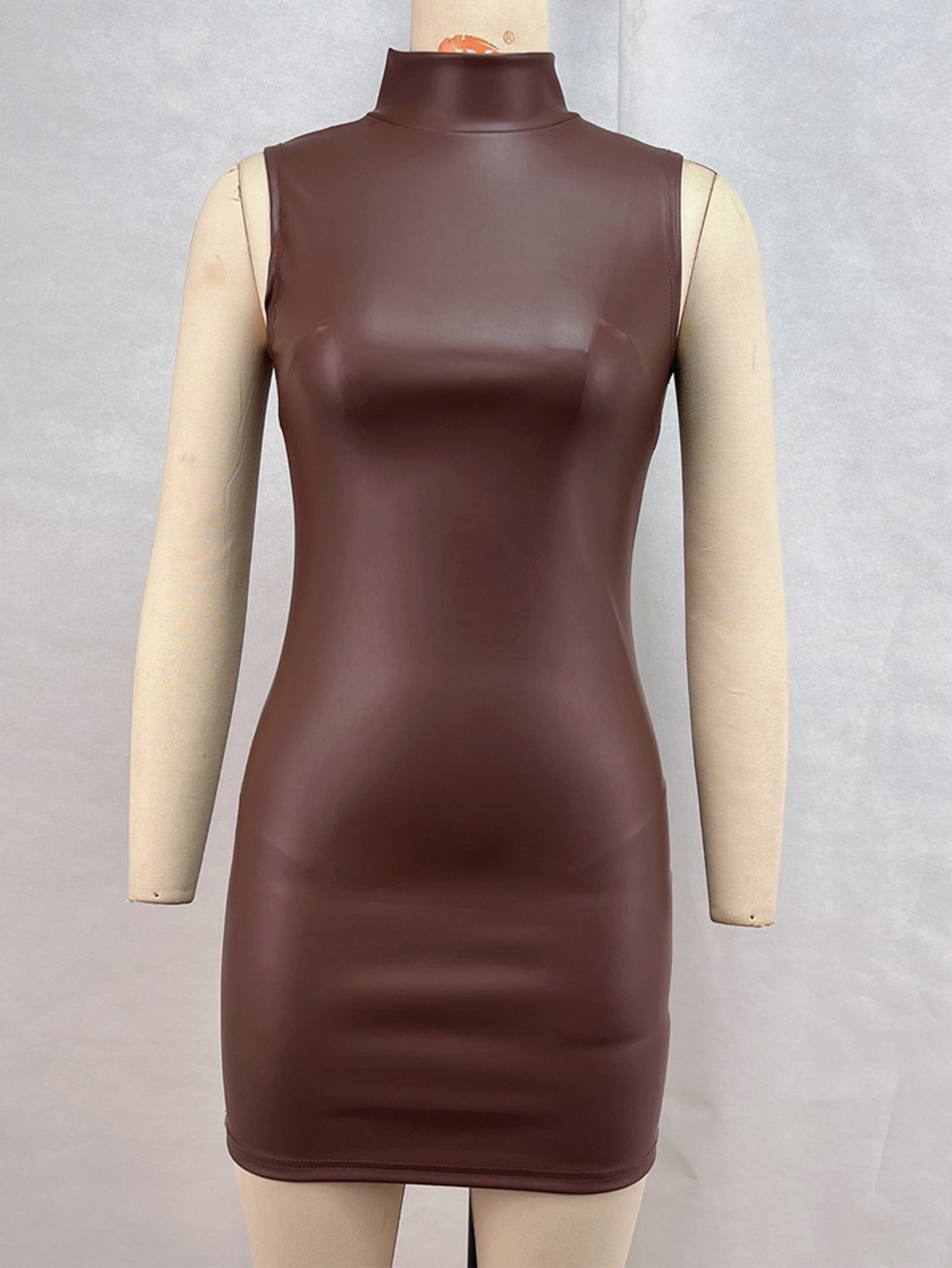 Gaun musim panas mini kulit PU - Women Formal Wear Zara ulasan dan harga