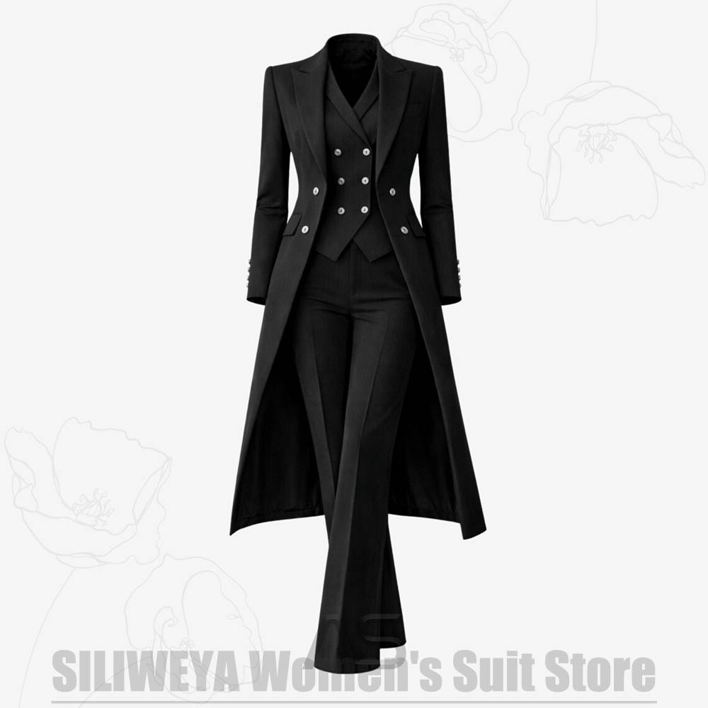 Setelan Wanita 3 Potong Jas Pa - Women Formal Wear Shirts ulasan dan harga