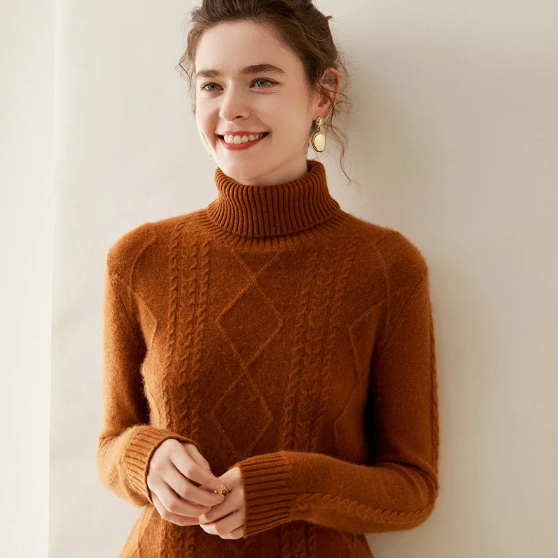 WinvyNee Sweter Wol Kasmir Wan - Cashmere Sweater Formal ulasan dan harga