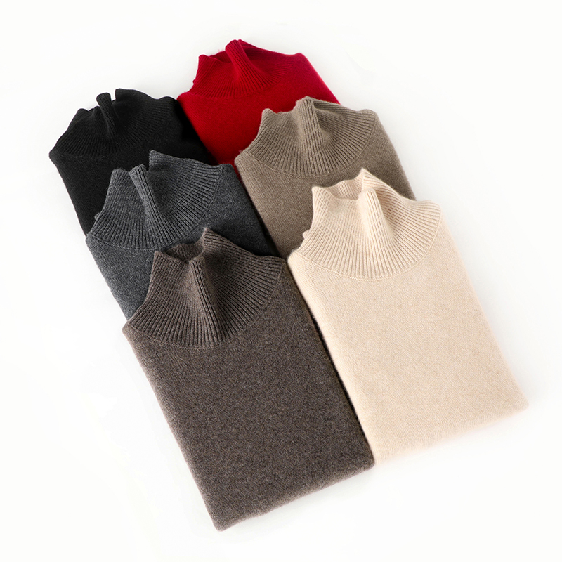 WinvyNee Sweter Coklat Wol Kas - Cashmere Sweater Formal ulasan dan harga