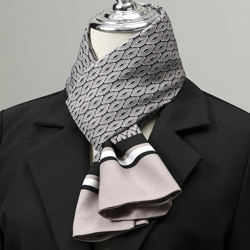 Syal Pria Imitasi Sutra, Syal  - Scarf Silk Neck ulasan dan harga