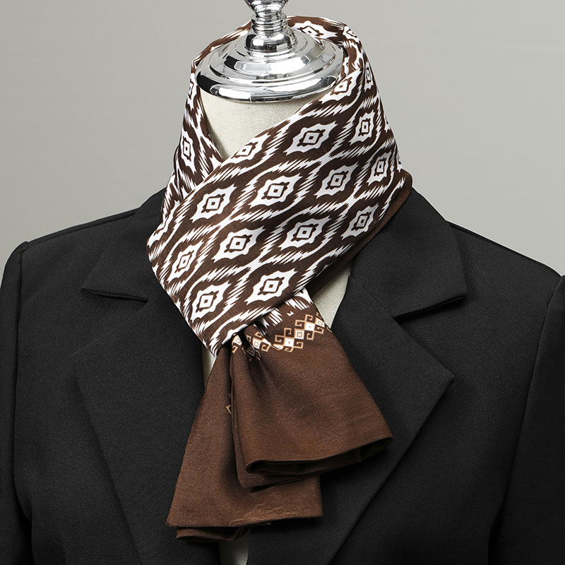 Syal Pria Imitasi Sutra, Syal  - Scarf Silk Neck ulasan dan harga