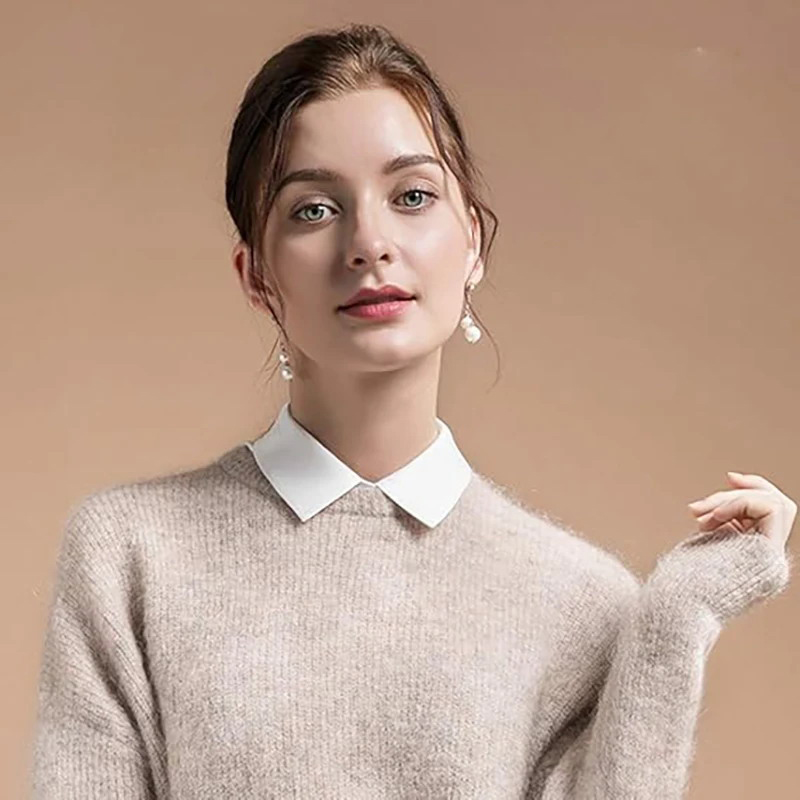 Kerah Setengah Baju Palsu yang - Women Formal Wear Shirts ulasan dan harga