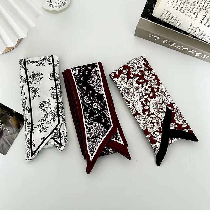 Selendang sutra tipis wanita,  - Scarf Silk Neck ulasan dan harga