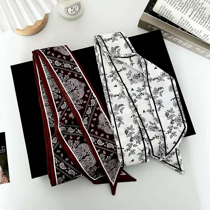 Selendang sutra tipis wanita,  - Scarf Silk Neck ulasan dan harga