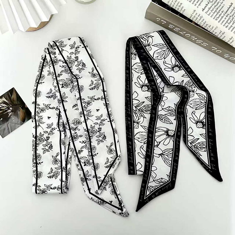 Selendang sutra tipis wanita,  - Scarf Silk Neck ulasan dan harga
