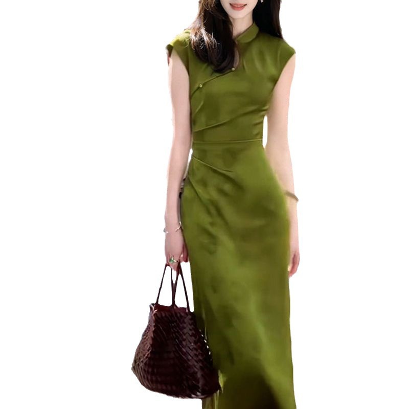 Gaun Panjang Malam Elegan Wani - Women'S Green Formal Wear ulasan dan harga