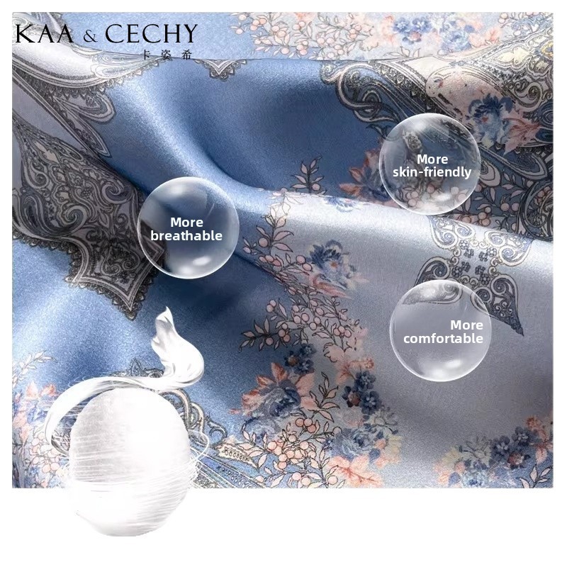 Syal Persegi Sutra Murbei 100% - Scarf Silk Neck ulasan dan harga