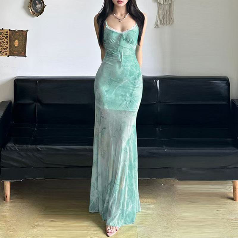 Gaun Pantai Musim Panas Wanita - Women'S Green Formal Wear ulasan dan harga