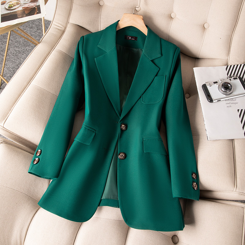 Jaket Formal wanita lengan pan - Women'S Green Formal Wear ulasan dan harga