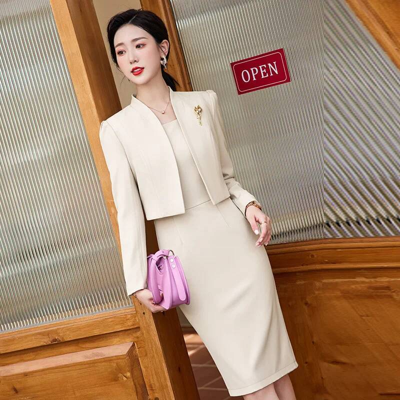 Setelan Bisnis Wanita dengan 2 - Women Formal Wear Stitching ulasan dan harga