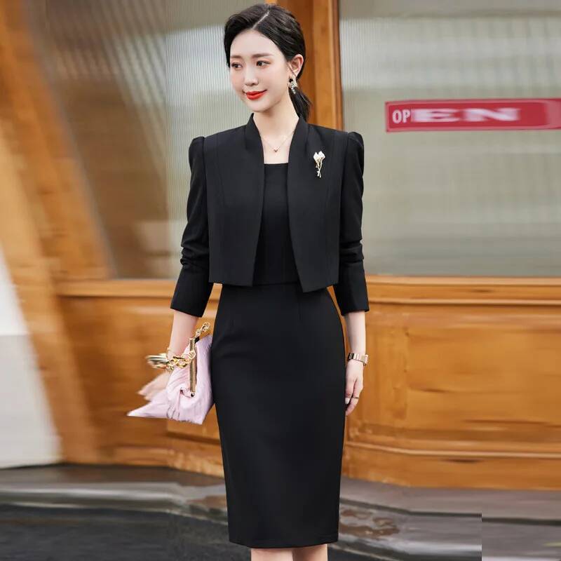 Setelan Bisnis Wanita dengan 2 - Women Formal Wear Stitching ulasan dan harga