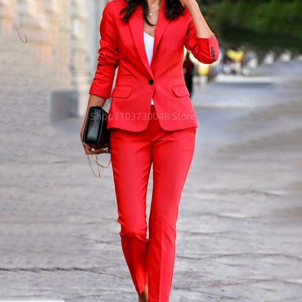 Setelan Blazer dan Celana Wani - Formal Women'S Wear ulasan dan harga