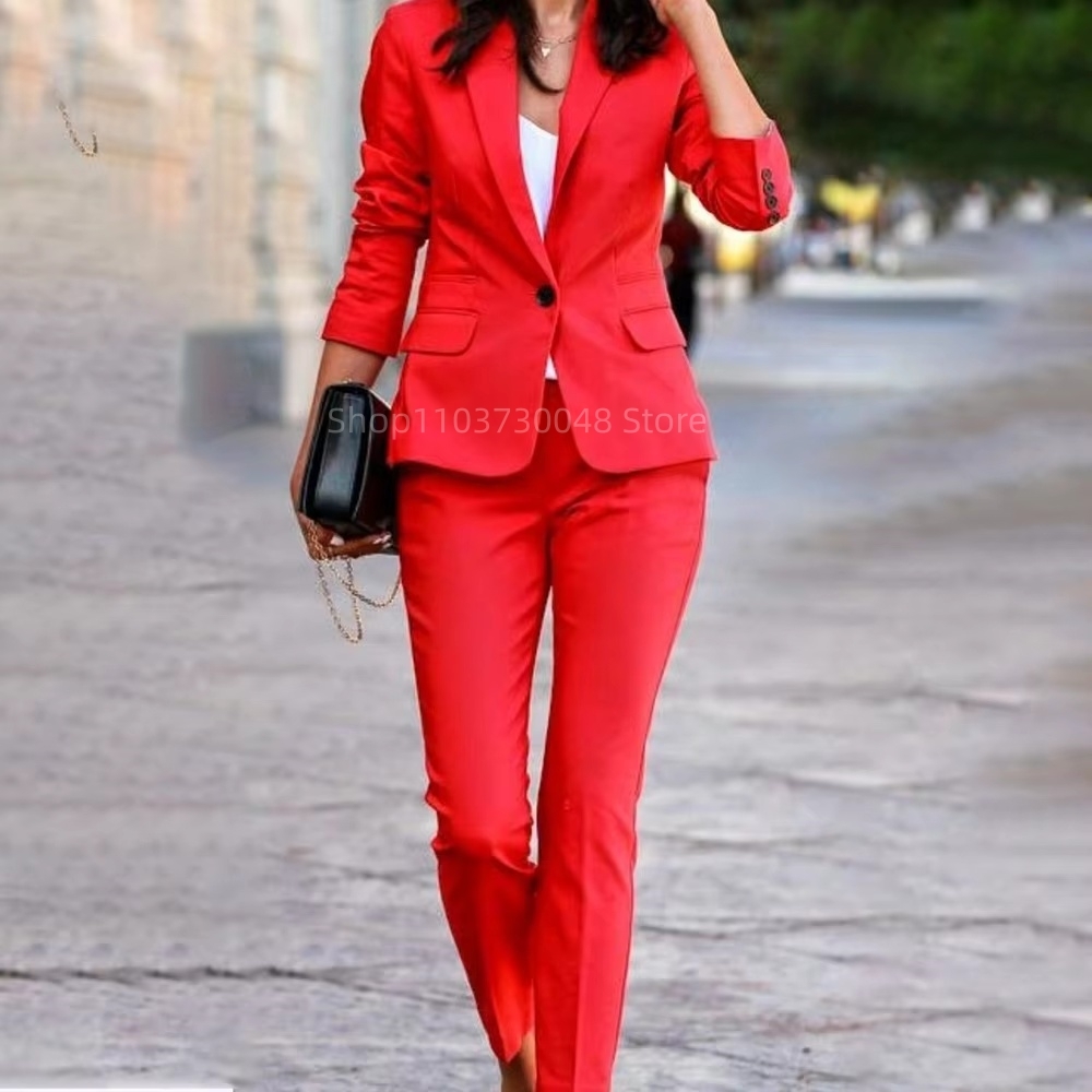 Setelan Blazer dan Celana Wani - Formal Women'S Wear ulasan dan harga