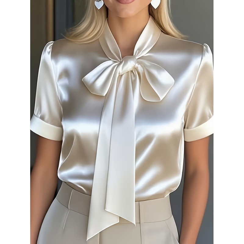 Kemeja Wanita Elegan Lengan Pe - Women Formal Wear Stitching ulasan dan harga