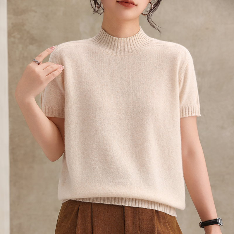 Kaos Sweater Rajut Campuran Ka - Cashmere Sweater Formal ulasan dan harga